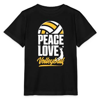Fun Volleyball Gift - Stanley/Stella MINI CREATOR Kids’ T-Shirt - black - Front - Mikhail (115cm)