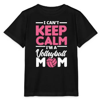 Funny volleyball gift - Stanley/Stella MINI CREATOR Kids’ T-Shirt - black - Front - Mikhail (115cm)