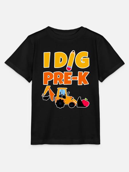 I Dig Pre-K 4 - Stanley/Stella Kinder T-Shirt MINI CREATOR  - Schwarz