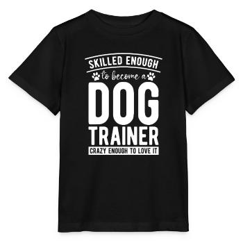 Dog trainer Dog trainer - Stanley/Stella MINI CREATOR Kids’ T-Shirt - black - Front - Mikhail (115cm)