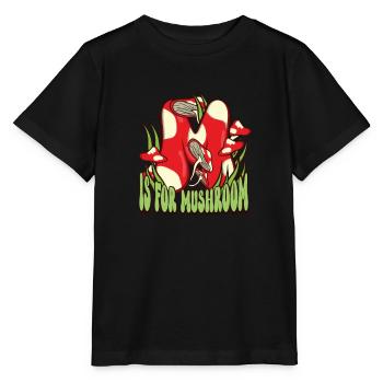Morels Mushroom Picker Mushroom Farmer Mushroom - T-shirt bio MINI CREATOR Stanley/Stella Enfant - noir - Devant - Mikhail (115cm)