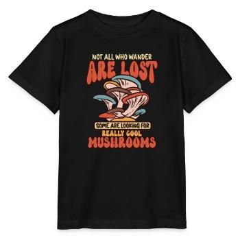 Morels Mushroom Picker Mushroom Farmer Mushroom - T-shirt bio MINI CREATOR Stanley/Stella Enfant - noir - Devant - Mikhail (115cm)