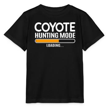Coyote Hunting Coyote Hunting Gift - Stanley/Stella MINI CREATOR Kids’ T-Shirt - black - Front - Mikhail (115cm)