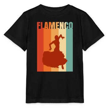 Flamenco - Stanley/Stella Kinder T-Shirt MINI CREATOR  - Schwarz - Vorne - Mikhail (115cm)