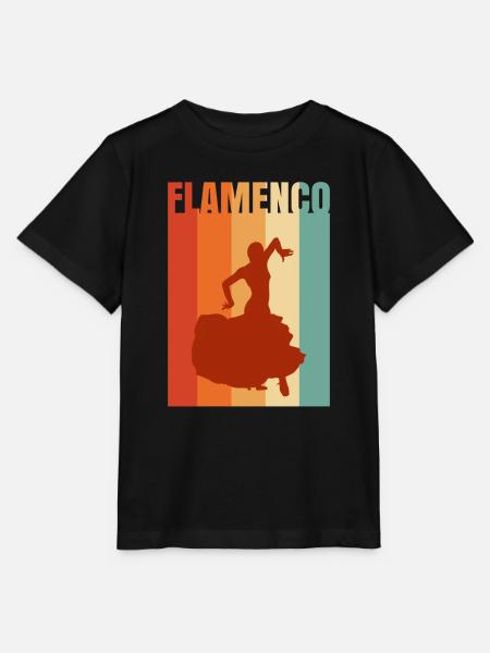 Flamenco - Stanley/Stella Kinder T-Shirt MINI CREATOR - Schwarz
