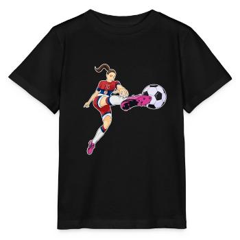 Serbian National Soccer Team I Football Serbia - Stanley/Stella Kinder T-Shirt MINI CREATOR  - Schwarz - Vorne - Mikhail (115cm)