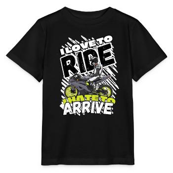 Motorcycle Lifestyle / Motorcycle / Motorcycle biker - Stanley/Stella MINI CREATOR Kids’ T-Shirt - black - Front - Mikhail (115cm)