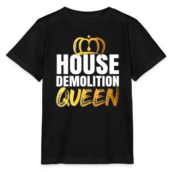 Haus Zerstörung Renovierung Geschenk - Stanley/Stella Kinder T-Shirt MINI CREATOR  - Schwarz - Vorne - Mikhail (115cm)