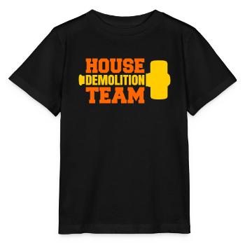 Haus Zerstörung Renovierung Geschenk - Stanley/Stella Kinder T-Shirt MINI CREATOR  - Schwarz - Vorne - Mikhail (115cm)