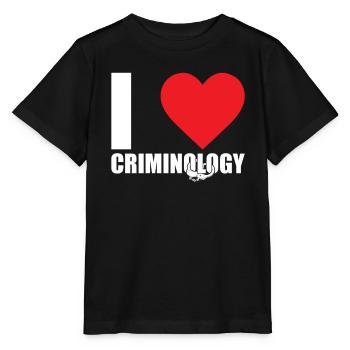 Criminologue Criminologie Informations nutritionnelles - T-shirt bio MINI CREATOR Stanley/Stella Enfant - noir - Devant - Mikhail (115cm)