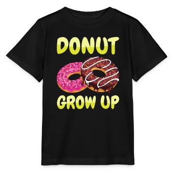 Donut grandir - T-shirt bio MINI CREATOR Stanley/Stella Enfant - noir - Devant - Mikhail (115cm)