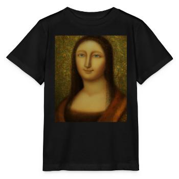 Gustav Klimt Style Portrait Einer Frau - Stanley/Stella Kinder T-Shirt MINI CREATOR  - Schwarz - Vorne - Mikhail (115cm)