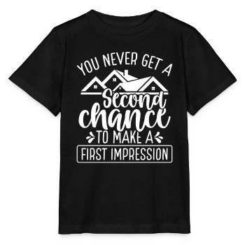 Home Home Stager Home Staging House Showing - Stanley/Stella Kinder T-Shirt MINI CREATOR  - Schwarz - Vorne - Mikhail (115cm)