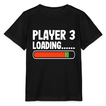 Spieler 3 Laden Neuer Gaming -Vater Baby - Stanley/Stella Kinder T-Shirt MINI CREATOR  - Schwarz - Vorne - Mikhail (115cm)