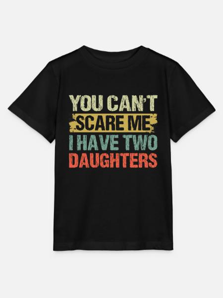 Du Kannst Mich Nicht Erschrecken, Ich Habe Zwei - Stanley/Stella T-shirt MINI CREATOR til børn - sort