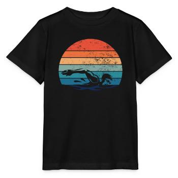 Swimming Coaches, Coaches Swimmers Swimmers - Stanley/Stella MINI CREATOR Kids’ T-Shirt - black - Front - Mikhail (115cm)