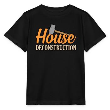 Haus Zerstörung Renovierung Geschenk - Stanley/Stella Kinder T-Shirt MINI CREATOR  - Schwarz - Vorne - Mikhail (115cm)