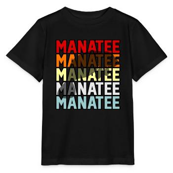 Manatee - Stanley/Stella MINI CREATOR Kids’ T-Shirt - black - Front - Mikhail (115cm)