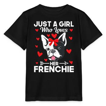 Nur Ein Mädchen, Das Ihre Französische - Stanley/Stella Kinder T-Shirt MINI CREATOR  - Schwarz - Vorne - Mikhail (115cm)