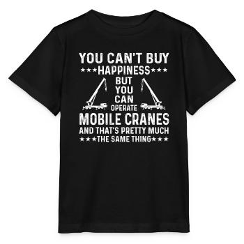 Grutier mobile - T-shirt bio MINI CREATOR Stanley/Stella Enfant - noir - Devant - Mikhail (115cm)