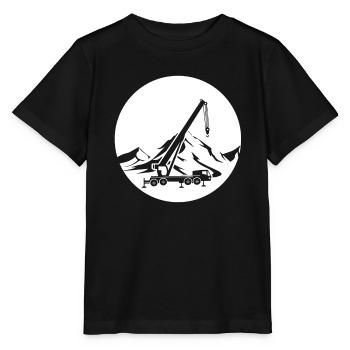 Grue mobile - T-shirt bio MINI CREATOR Stanley/Stella Enfant - noir - Devant - Mikhail (115cm)