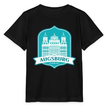 Augsburg – Germany - Stanley/Stella MINI CREATOR Kids’ T-Shirt - black - Front - Mikhail (115cm)