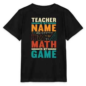 Mathe Mathelehrer - Stanley/Stella Kinder T-Shirt MINI CREATOR  - Schwarz - Vorne - Mikhail (115cm)