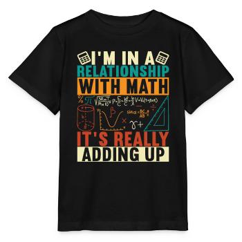 Mathe Mathelehrer - Stanley/Stella Kinder T-Shirt MINI CREATOR  - Schwarz - Vorne - Mikhail (115cm)