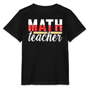 Mathe Mathelehrer - Stanley/Stella Kinder T-Shirt MINI CREATOR  - Schwarz - Vorne - Mikhail (115cm)