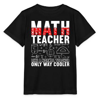 Mathe Mathelehrer - Stanley/Stella Kinder T-Shirt MINI CREATOR  - Schwarz - Vorne - Mikhail (115cm)