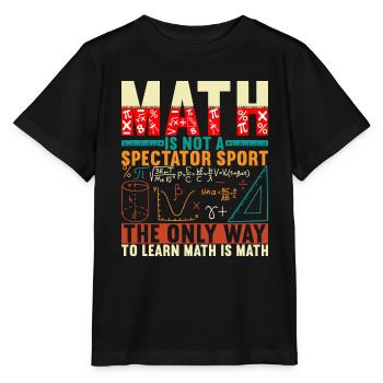 Mathe Mathelehrer - Stanley/Stella Kinder T-Shirt MINI CREATOR  - Schwarz - Vorne - Mikhail (115cm)