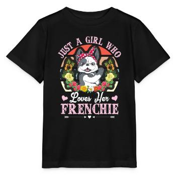 Nur Ein Mädchen, Das Ihre Französische - Stanley/Stella Kinder T-Shirt MINI CREATOR  - Schwarz - Vorne - Mikhail (115cm)