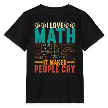 Mathe Mathelehrer - Stanley/Stella Kinder T-Shirt MINI CREATOR  - Schwarz - Vorne - Mikhail (115cm)