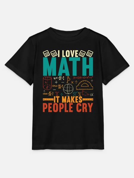 Mathe Mathelehrer - Stanley/Stella Kinder T-Shirt MINI CREATOR  - Schwarz