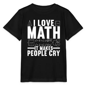 Mathe Mathelehrer - Stanley/Stella Kinder T-Shirt MINI CREATOR  - Schwarz - Vorne - Mikhail (115cm)