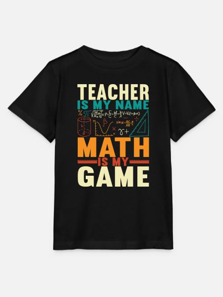 Mathe Mathelehrer - Stanley/Stella Kinder T-Shirt MINI CREATOR  - Schwarz