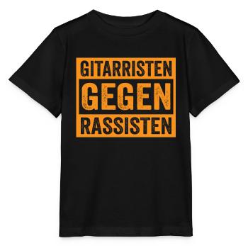 Gitarristen gegen Rassisten Punk Antirassismus - Stanley/Stella Kinder T-Shirt MINI CREATOR  - Schwarz - Vorne - Mikhail (115cm)