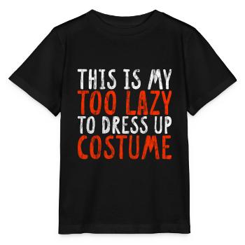 This Is My Too Lazy To Dress Up Costume 3 - Stanley/Stella MINI CREATOR Kids’ T-Shirt - black - Front - Mikhail (115cm)