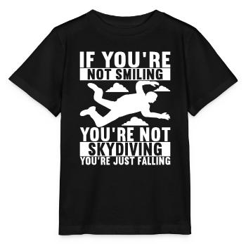 Parachutiste parachutiste - T-shirt bio MINI CREATOR Stanley/Stella Enfant - noir - Devant - Mikhail (115cm)