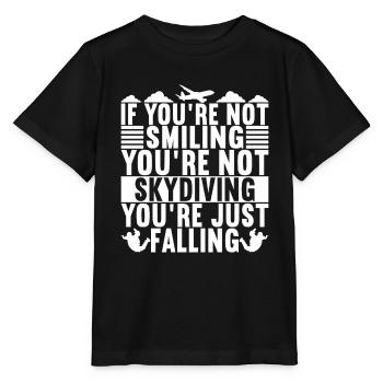 Parachutiste parachutiste - T-shirt bio MINI CREATOR Stanley/Stella Enfant - noir - Devant - Mikhail (115cm)