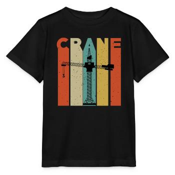 Crane - Stanley/Stella MINI CREATOR Kids’ T-Shirt - black - Front - Mikhail (115cm)