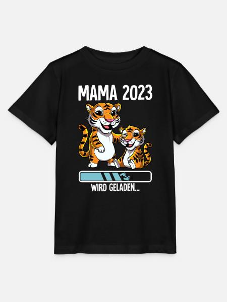Werdende Mama 2023 - Stanley/Stella Kinder T-Shirt MINI CREATOR - Schwarz