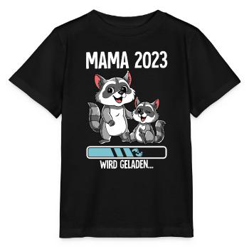 Werdende Mama 2023 - Stanley/Stella Kinder T-Shirt MINI CREATOR  - Schwarz - Vorne - Mikhail (115cm)