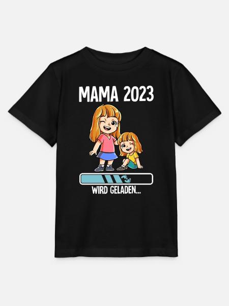 Werdende Mama 2023 - Stanley/Stella Kinder T-Shirt MINI CREATOR  - Schwarz