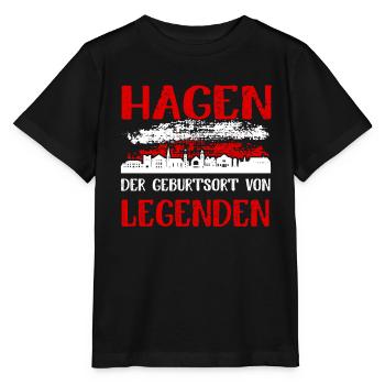 Hagen Der Geburtsort Von Legenden - Stanley/Stella Kinder T-Shirt MINI CREATOR  - Schwarz - Vorne - Mikhail (115cm)