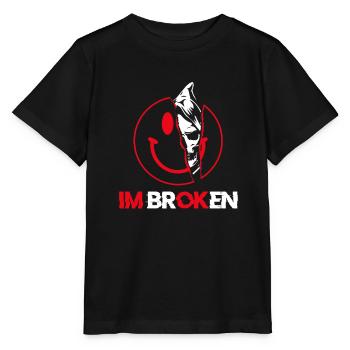 I'm Ok I'm Broken - Stanley/Stella Kinder T-Shirt MINI CREATOR  - Schwarz - Vorne - Mikhail (115cm)