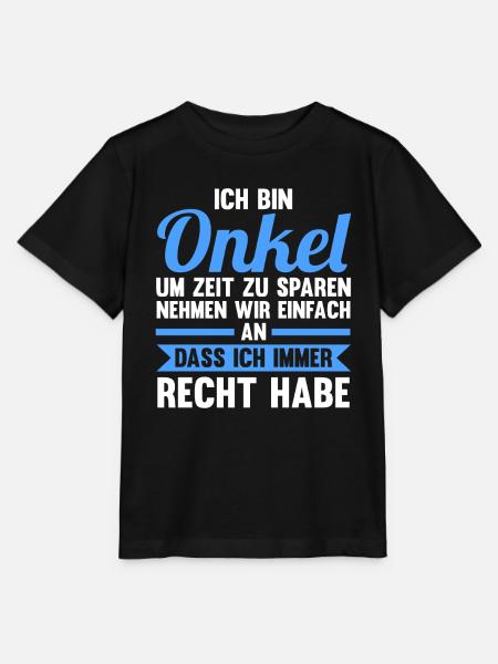 Patenonkel Pate Onkel - Stanley/Stella Kinder T-Shirt MINI CREATOR  - Schwarz