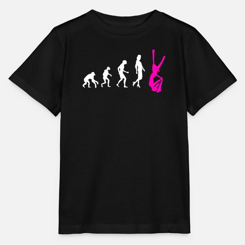 Aerial Silk Evolution - Gymnastique acrobatique - T-shirt bio MINI CREATOR Stanley/Stella Enfant - noir