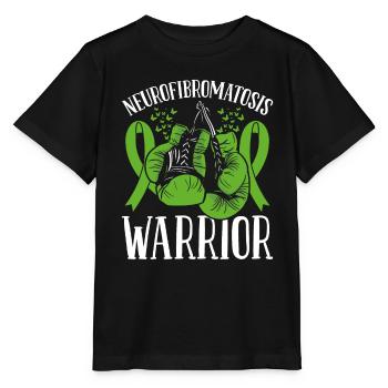 Neurofibromatosis Warrior Awareness Ribbon Month - Stanley/Stella MINI CREATOR Kids’ T-Shirt - black - Front - Mikhail (115cm)