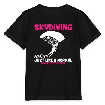 Skydiving Mom Fallschirm - Stanley/Stella Kinder T-Shirt MINI CREATOR  - Schwarz - Vorne - Mikhail (115cm)